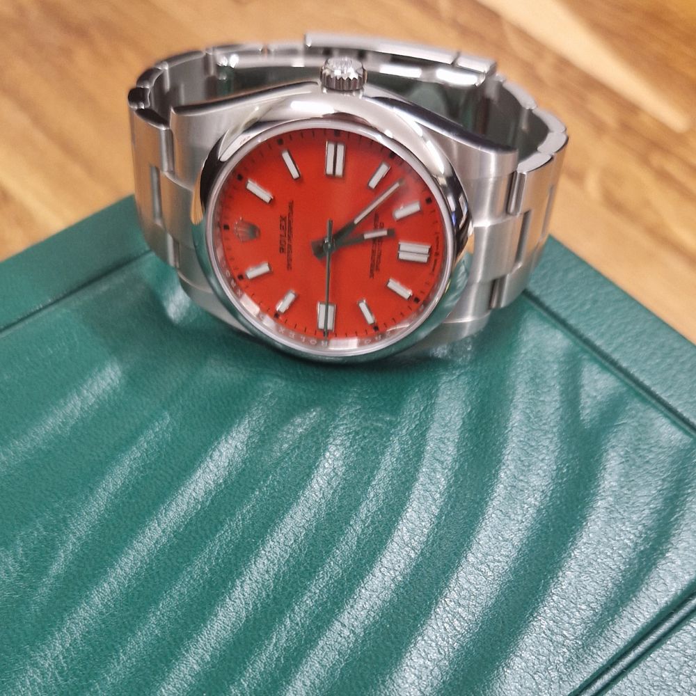 Rolex Oyster Perpetual OP41 Coral Dial