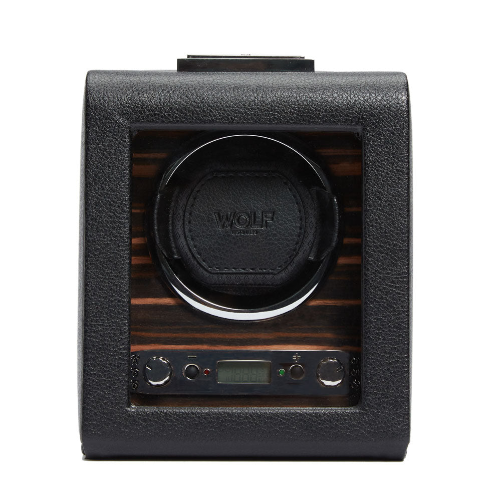 WOLF Black Single Watch Winder